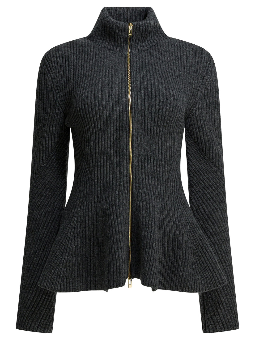 AlaïA Peplum Knitwear - Grey | b9fba94020573c76ea22d7bb08d10110a2aa17fa