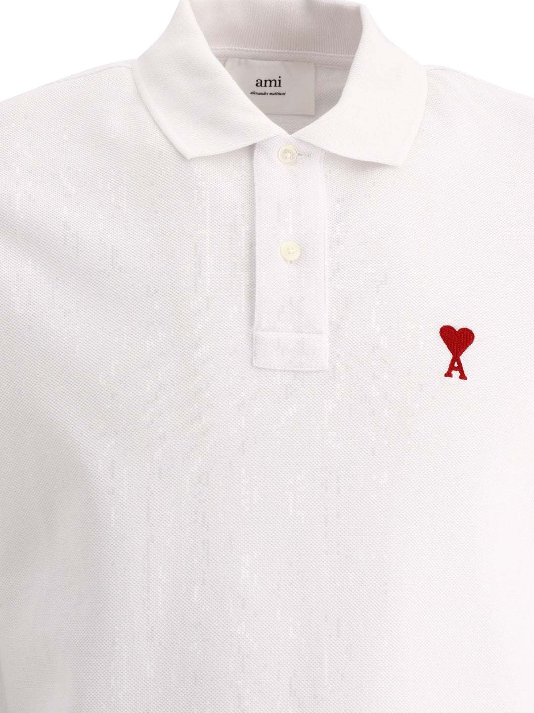 Ami Paris Ami De Coeur Polo shirts - Bianco | f0ddcc6fb4f79ac537b9df757b1912e9a992cab5
