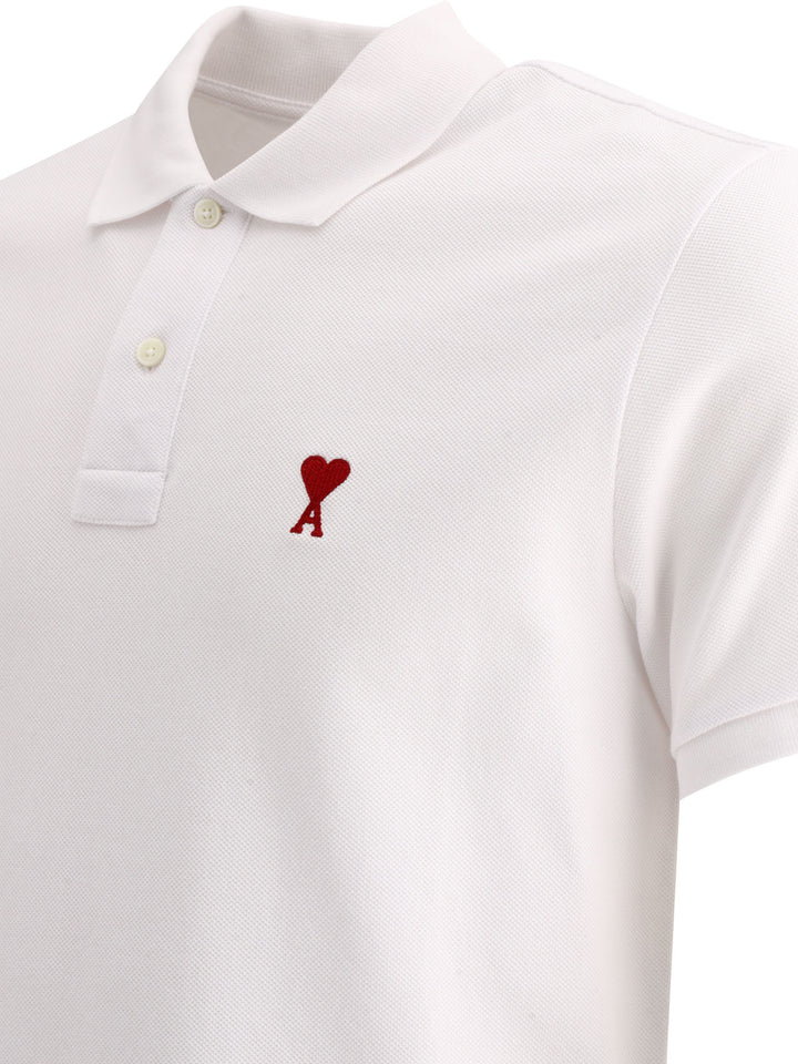 Ami Paris Ami De Coeur Polo shirts - Bianco | cbf3dc5dfa33503ac4a364c67c5cae939e13b11c