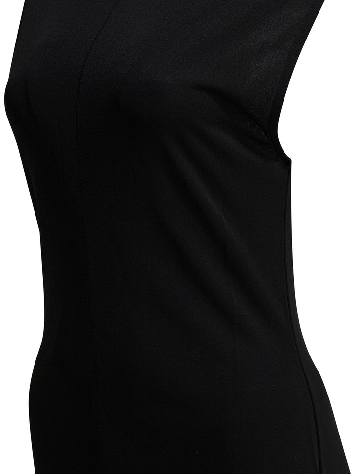 Ami Paris Long Sheath Dress Abiti - Nero | e7496d1665b7966faba9ece34b620ac2f78d9cc8