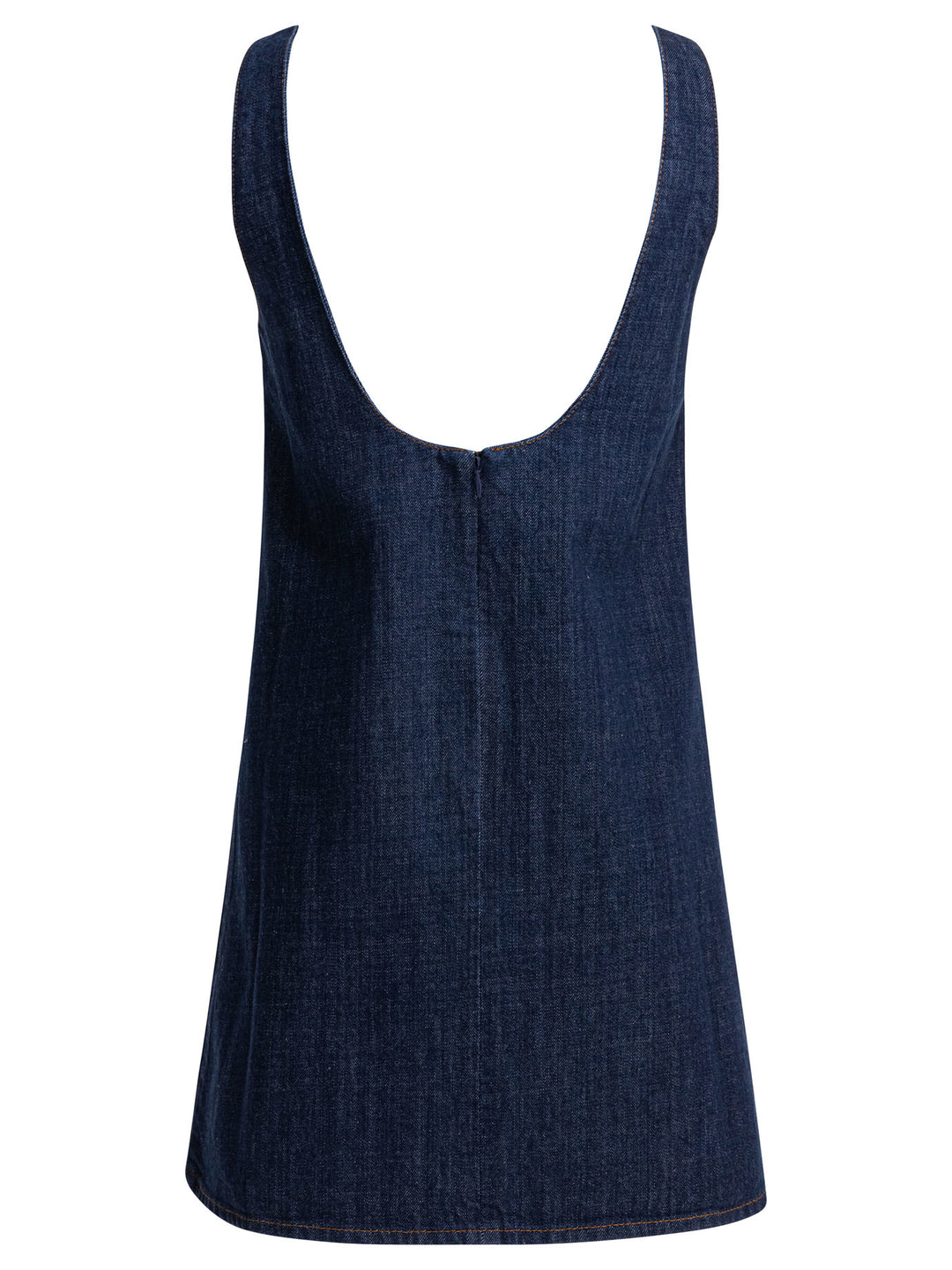 Ami Paris Short Denim Dress Abiti - Blu | 74785205f76dc7b4c8c7a67687124b183e9be4d2
