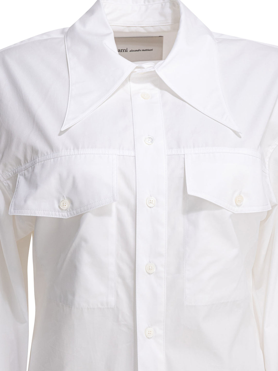 Ami Paris Casual Shirt Shirts - Bianco | 6a623df40c8aeeab16d91ed5d3f9624b41099ef4
