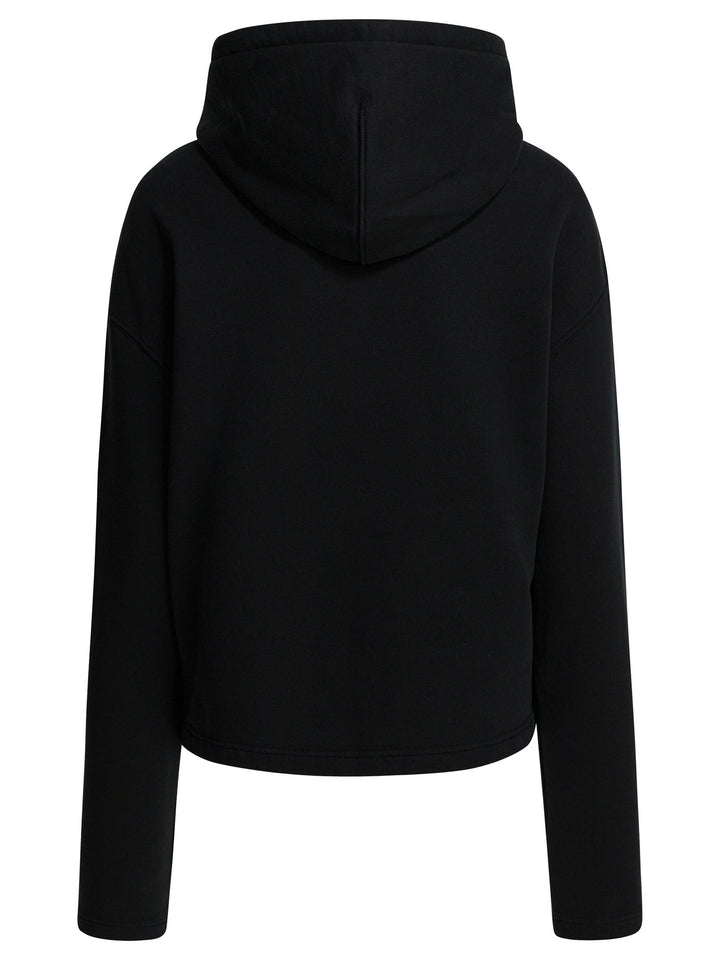 Ami Paris Cotton Hoodie Sweatshirts - Nero | 9696dfa08ec7a9d56db37a92d3c3d12016b15736