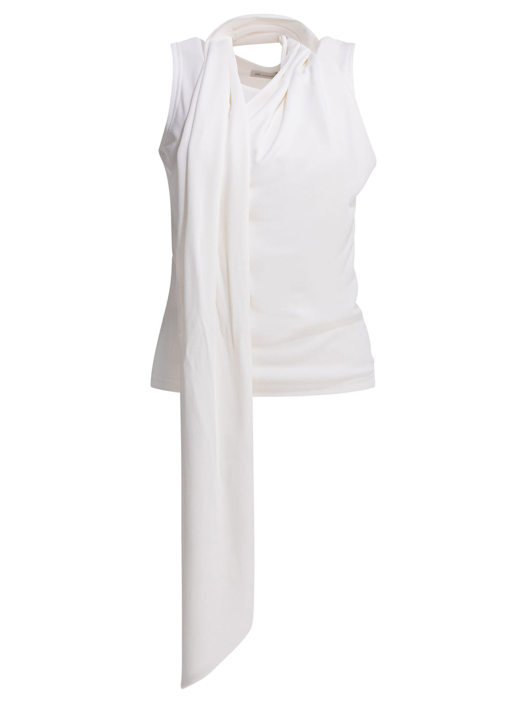 Ami Paris Casual Draped Top Top - Bianco | f60ce235851a4d7198b073c74bdf7d5335b6be17