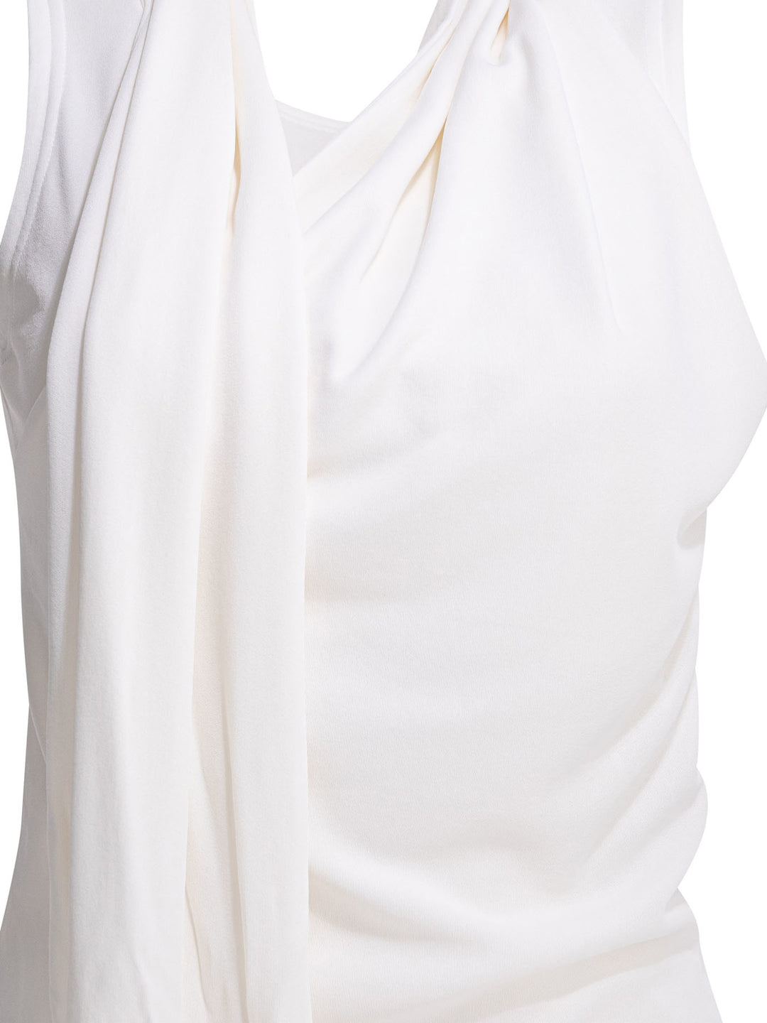 Ami Paris Casual Draped Top Top - Bianco | ca0ac871e016d9295b21ef6d8d19bc7c1be45e30