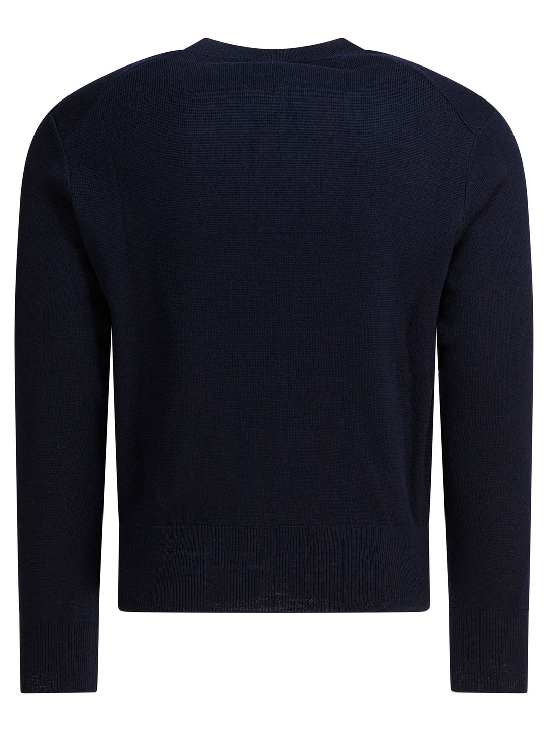 Ami Paris Wool Crewneck Sweater Knitwear - Blu | a331124a61af017b74ec018038d90625d6602d1f