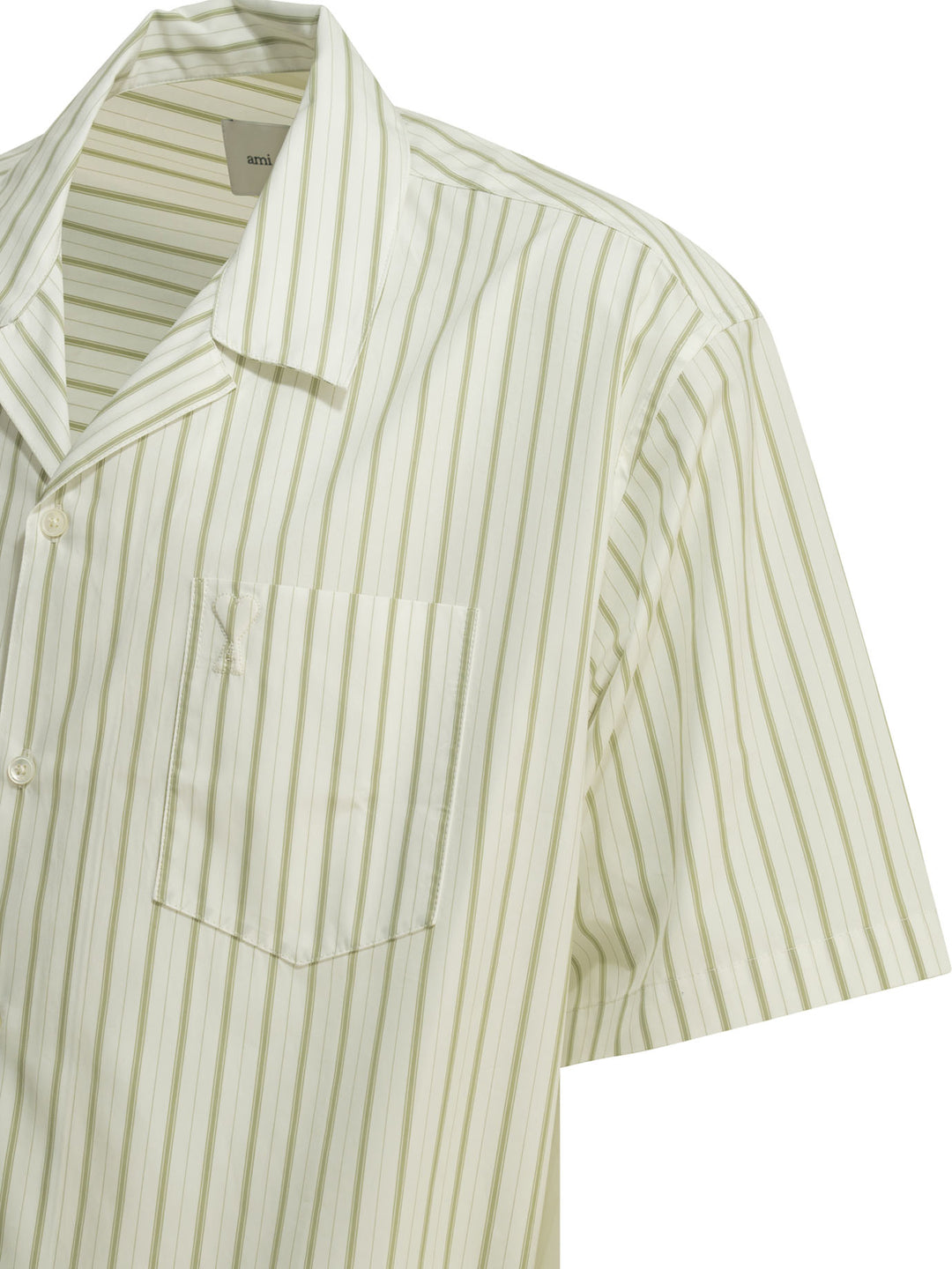 Ami Paris Ami De Coeur Shirts - Verde | 859dfe0c3aae7a6dd96132d95610488eba10b6d0