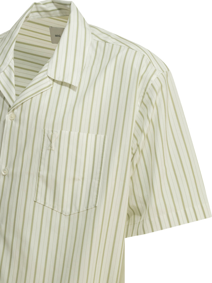 Ami Paris Ami De Coeur Shirts - Verde | 859dfe0c3aae7a6dd96132d95610488eba10b6d0