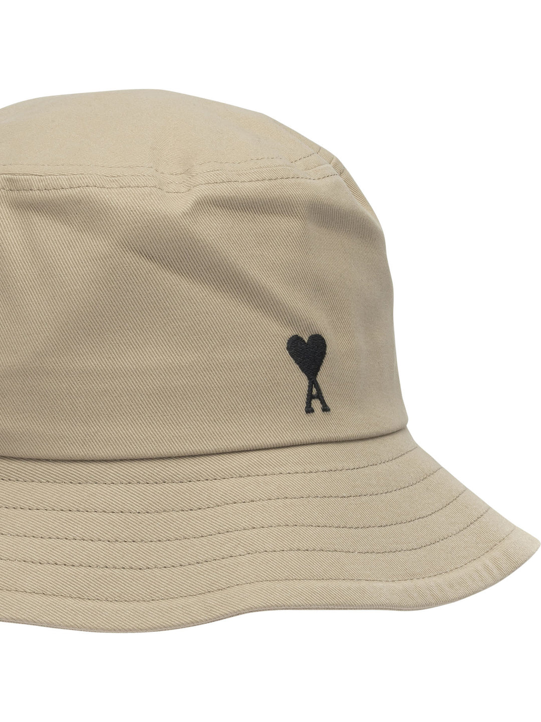 Ami Paris Bucket Hat Cappelli - Beige | cea1074d3cfe069beff1df8622155dd115443848