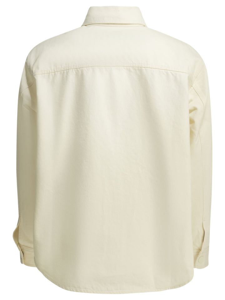 Ami Paris Ami De Coeur Jackets and Coats - Bianco | 21dacbfe003fb34d6c1ff7fbe6d3fda1e1337d91