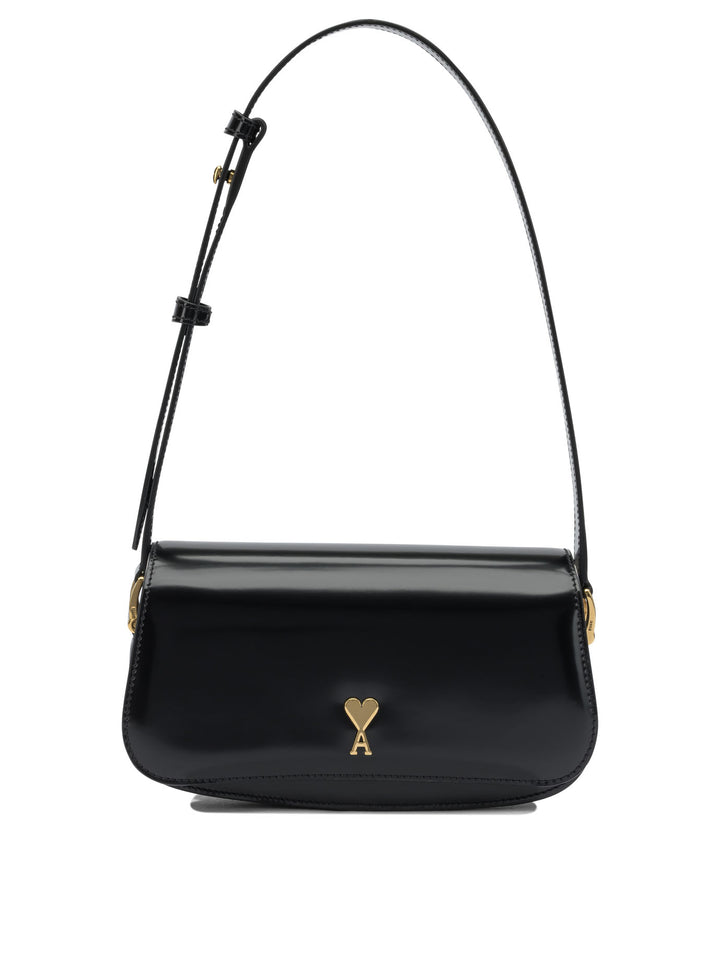Ami Paris Paris Paris Borse a Spalla e Tracolla - Nero | 7c46214ab060768ecbff8d2bfeb8db6db0ebb10a