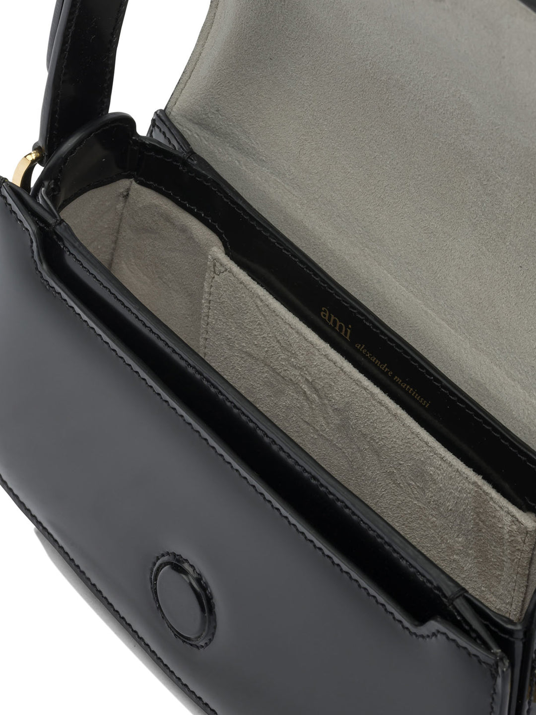 Ami Paris Paris Paris Borse a Spalla e Tracolla - Nero | 737b727c11fd98bd0fec1f1ca7d410852933d71b