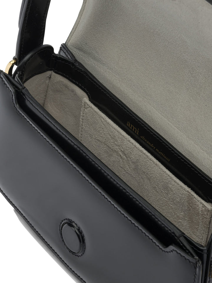 Ami Paris Paris Paris Borse a Spalla e Tracolla - Nero | 737b727c11fd98bd0fec1f1ca7d410852933d71b