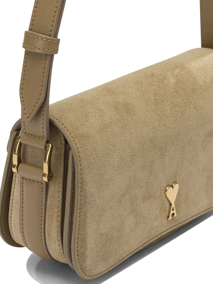 Ami Paris  Borse a Spalla e Tracolla - Beige | e6ca2048cf9133733853f449f1d6ebf0ded91f97