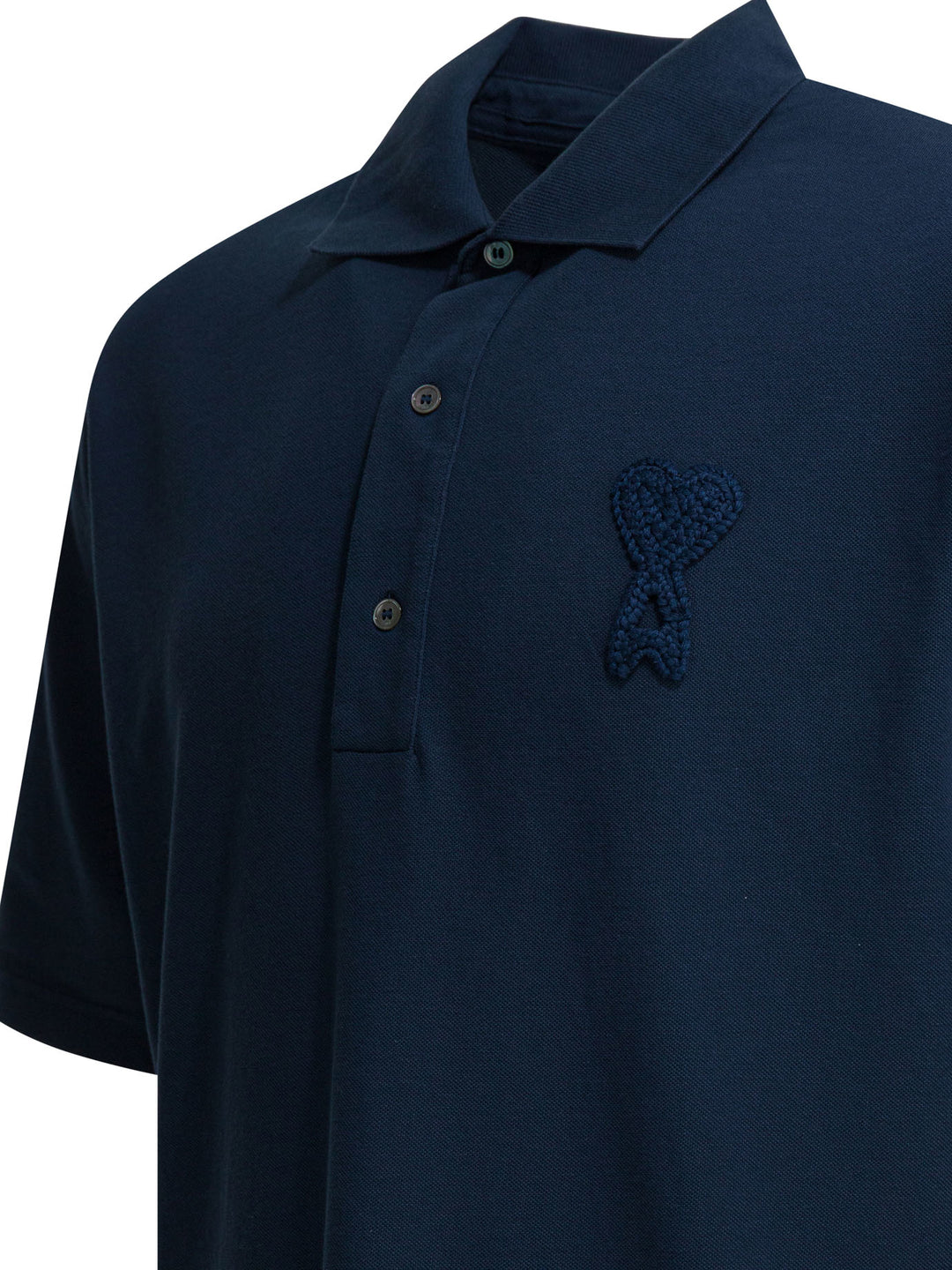 Ami Paris Polo Shirt With Buttons And Logo Polo shirts - Blu | 9fe7f30a307b58706f8641c0410956843763ca52