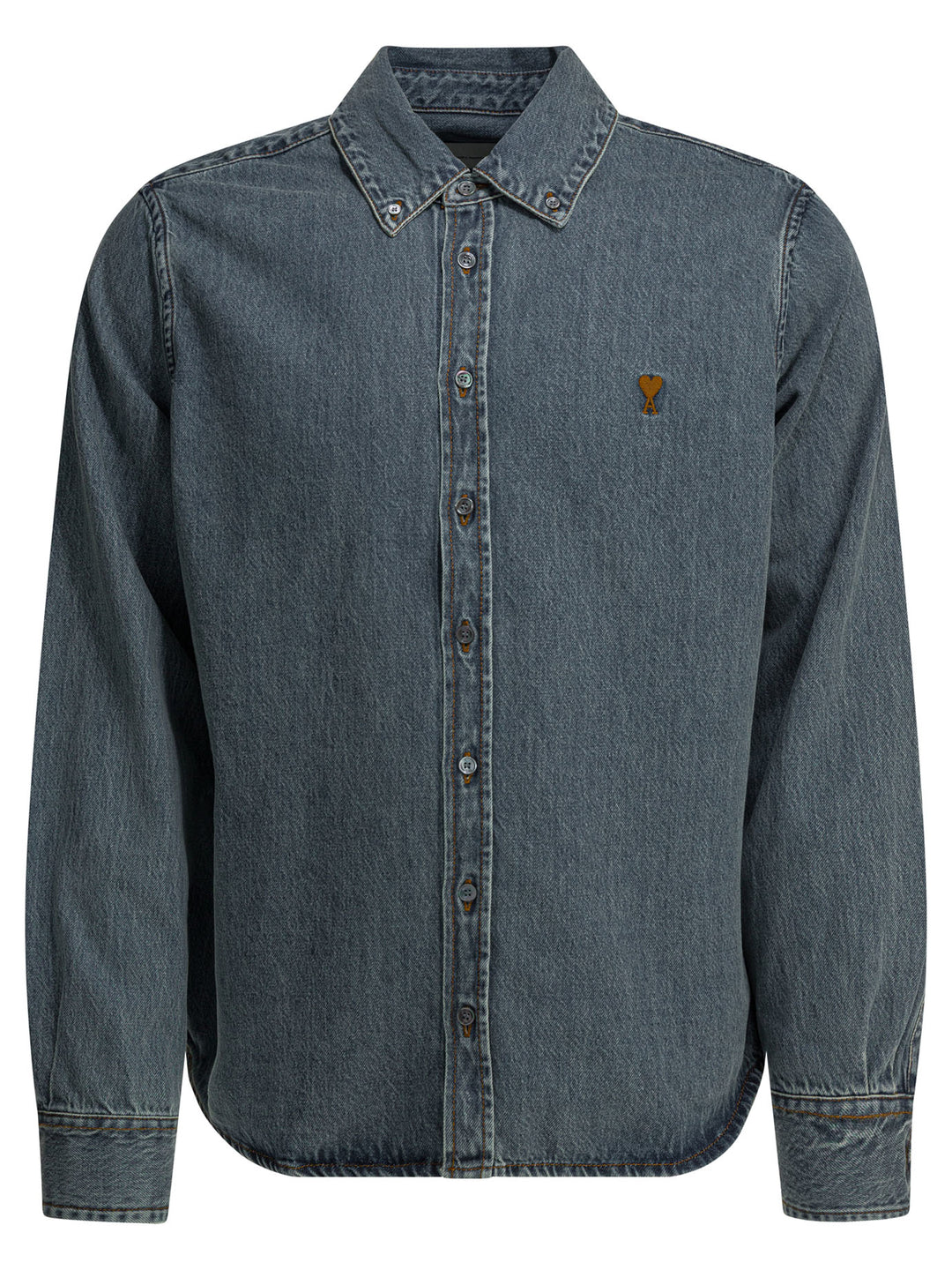 Ami Paris Ami De Coeur Shirts - Blu | 29c474c4275ee675934214ab3c6b4d8f4ed6b969