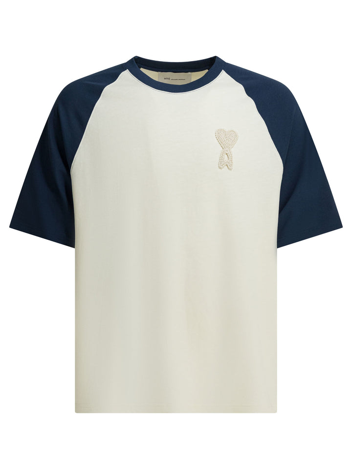 Ami Paris Ami De Coeur T-shirts - Blu | c7879f79dcb54b0eb079bd22d6bafdeaebed96e6