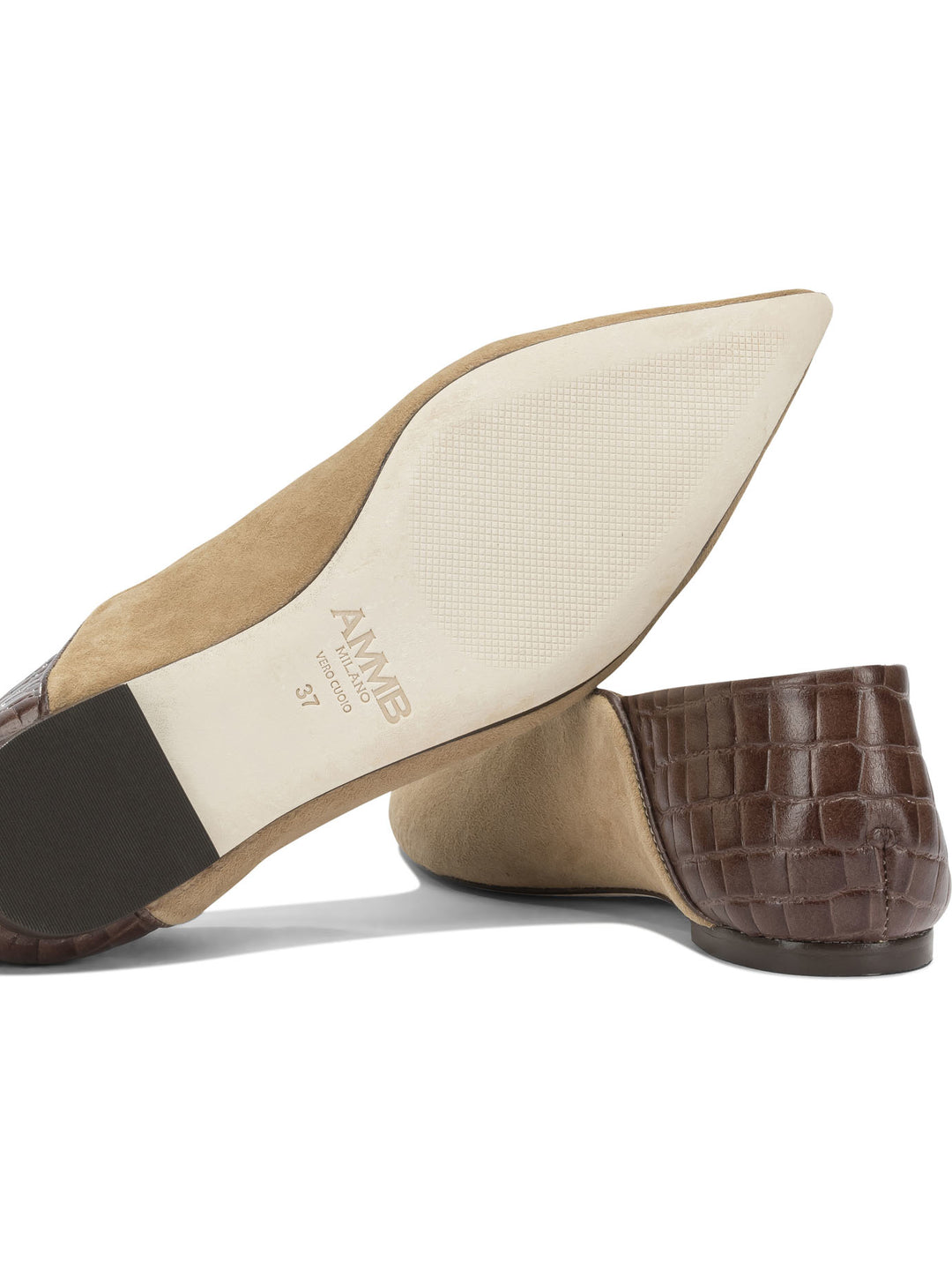 Ammb Milano  Ballerinas - Beige | 5ff398f0edee03e6f90c0813b342501960b2625f