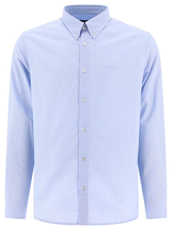 A.P.C. Greg Shirts - Light blue | f561e726b6f9541ee748e6addef96ea03eeea9f4