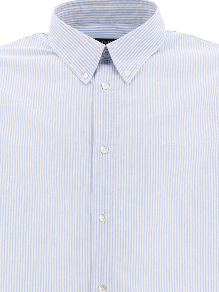 A.P.C. Greg Shirts - Light blue | b8d822b937aad5c08bf20cfbbf80380b50e5c1ef