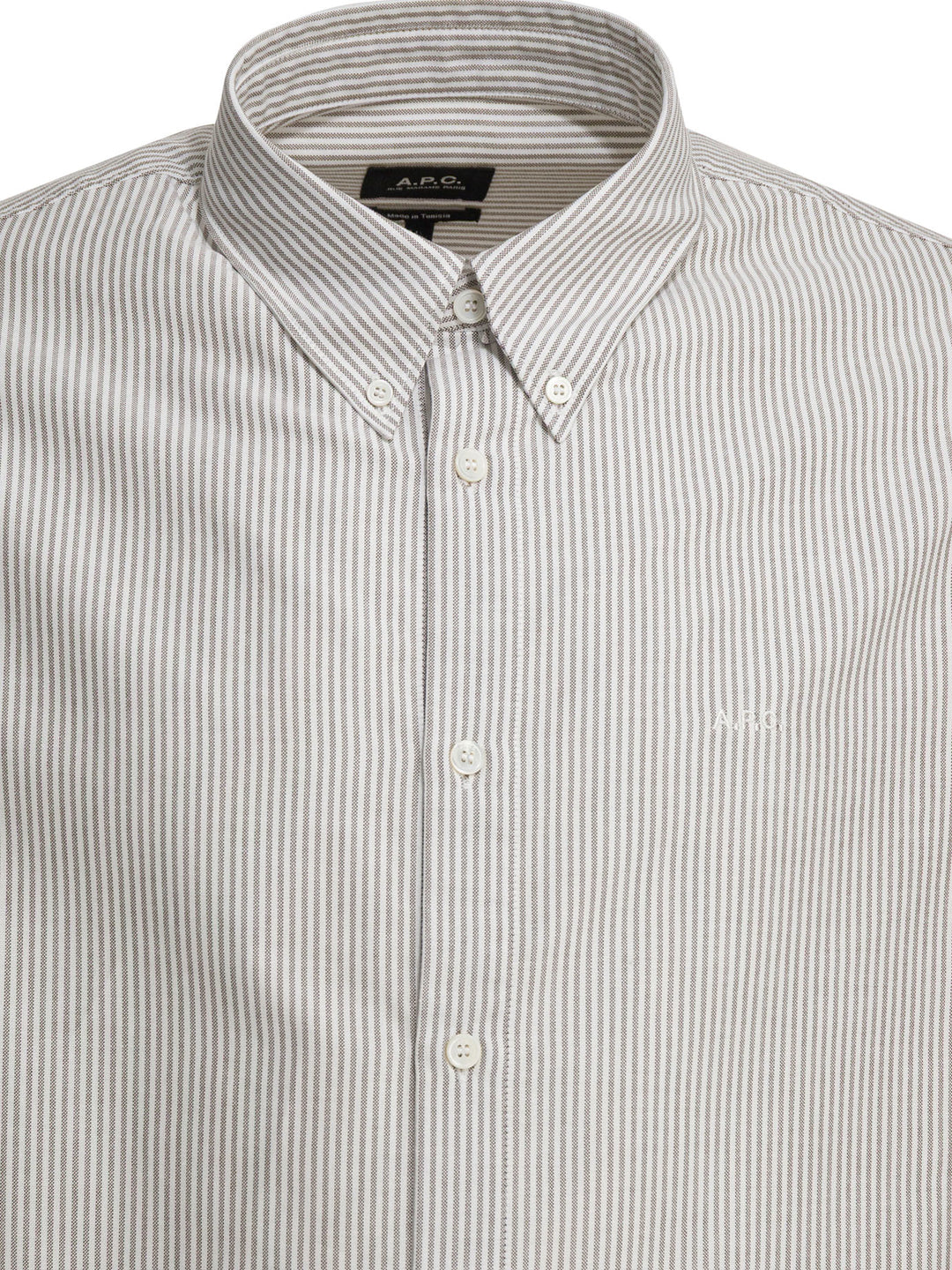 A.P.C. Greg Shirts - Verde | 708c19e0a044cdcdb6e2a5d91c7d79fe3f08d533
