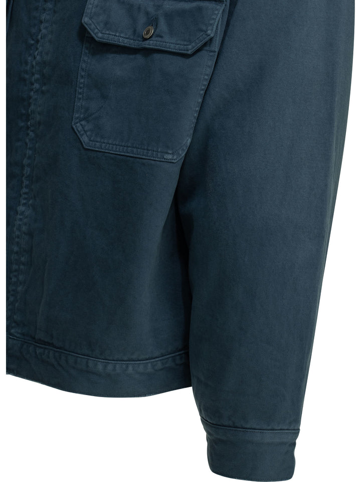 A.Presse Lightweight Cotton Jacket Jackets and Coats - Blu | eac7ba8ed275a0e194d9bf087957d9316835a8b3