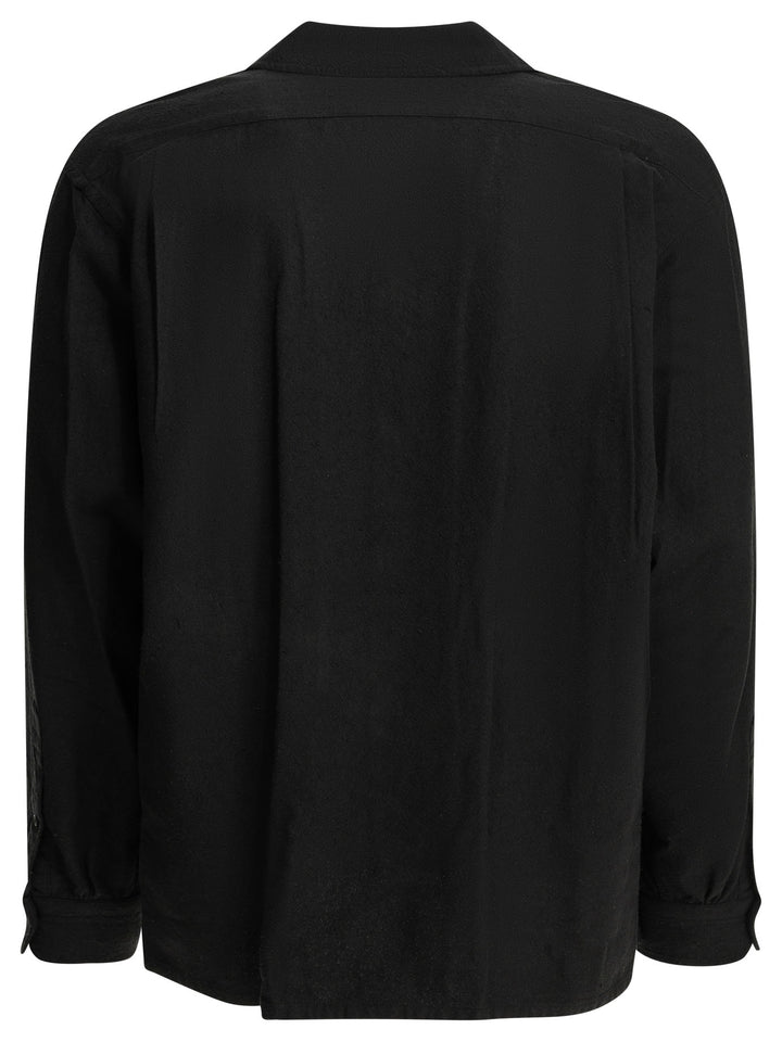 A.Presse Casual Silk Shirt Shirts - Nero | 5498b1dc95b600d007c2b6216a0487180b27644a