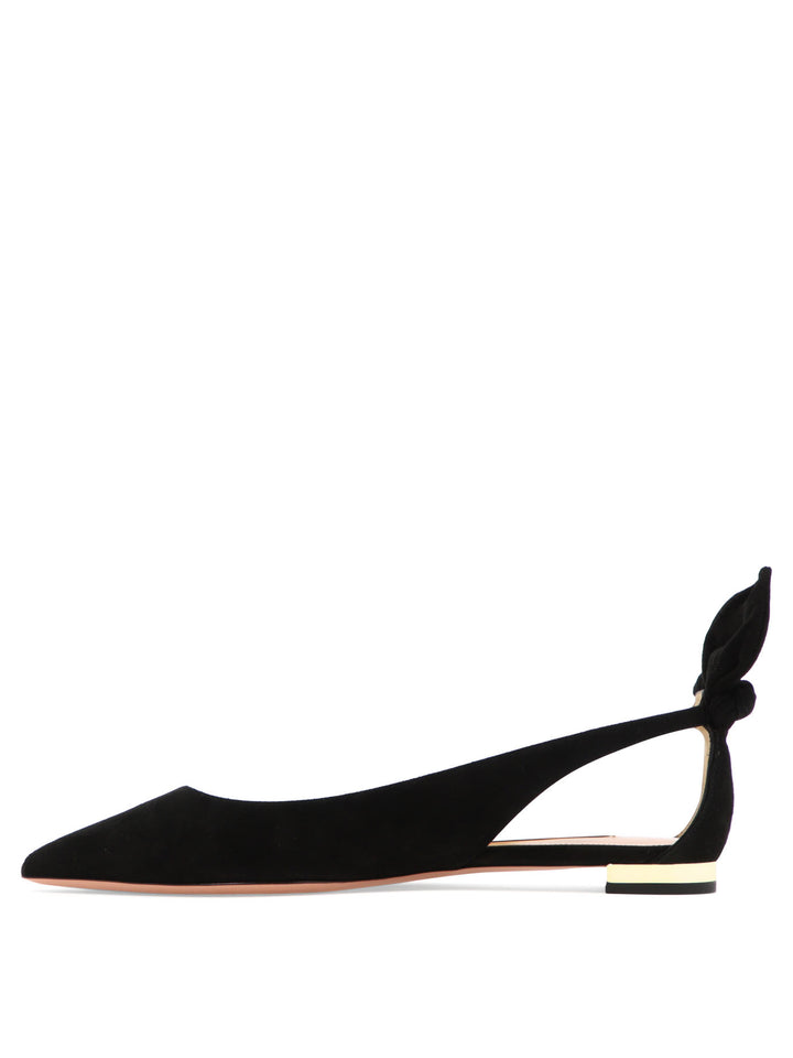 Aquazzura Bow Tie Ballet Ballerinas - Nero | efd5a85f209af15a1be7314e7894a5769c372596