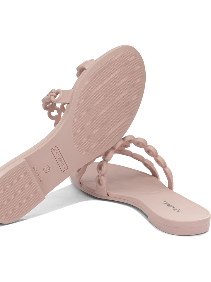 Aquazzura Inifinity Chain Sandali - Rosa | cfbfb91c0e9a9efcb2235c597702e7ee547964aa