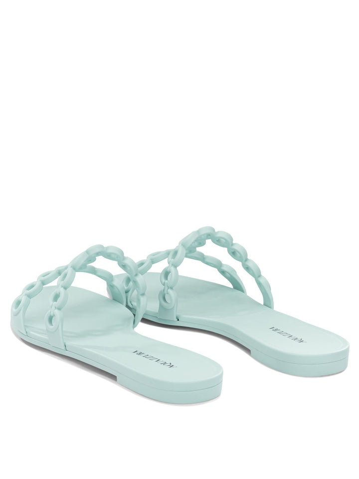 Aquazzura Inifinity Chain Sandali - Light blue | 8f6d389cf99a5f60e40362b95357264bca302d3c