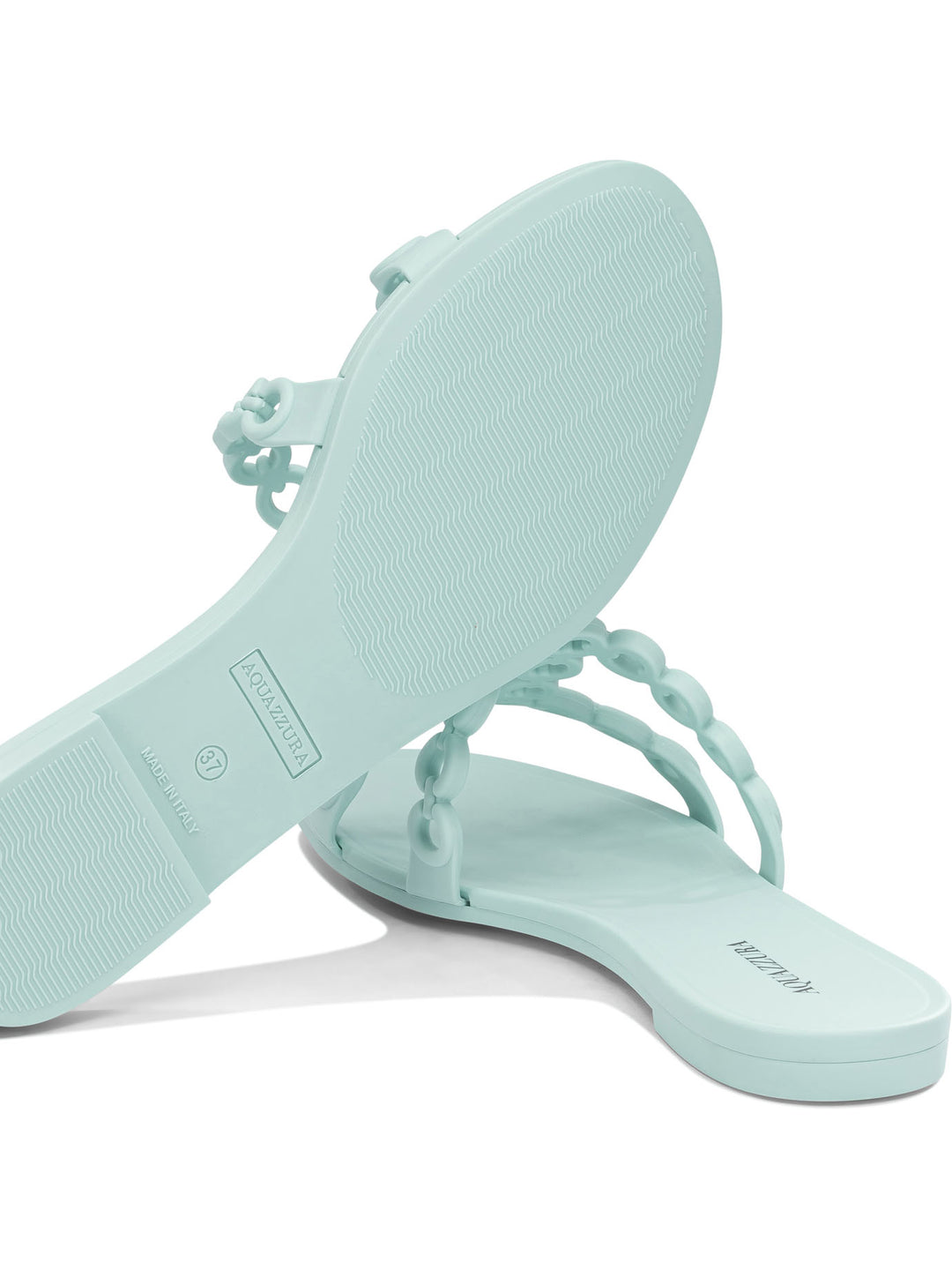 Aquazzura Inifinity Chain Sandali - Light blue | 7d4ded925ba98d94d5910ee187cfa1ef56465f4d