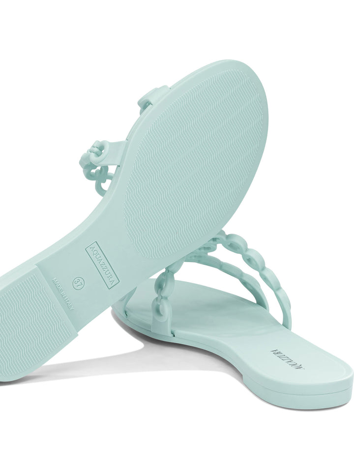 Aquazzura Inifinity Chain Sandali - Light blue | 7d4ded925ba98d94d5910ee187cfa1ef56465f4d