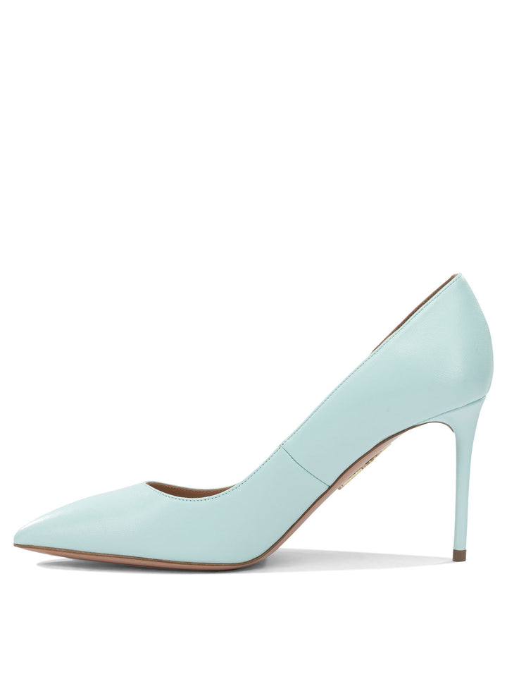 Aquazzura Purist Pump 85 Heeled shoes - Light blue | ec9075b52174c63c11aa37c308ecdbe259e636a4