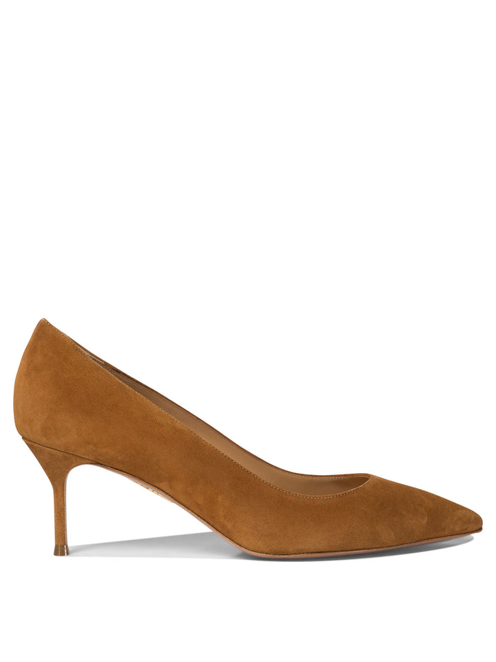 Aquazzura Purist Pump 65mm Heeled shoes - Marrone | 93eb0556f38f6e1a07f9cf7a51b800edf82fb759