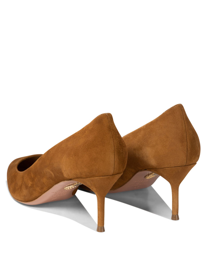 Aquazzura Purist Pump 65mm Heeled shoes - Marrone | 4d22d67dce6ef2b69d2af13456d5f03d0b199af3