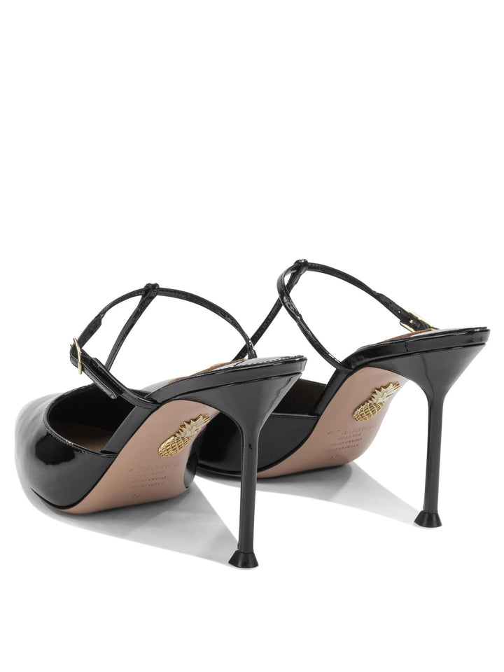 Aquazzura Sorbonne 85 Mm Heeled shoes - Nero | 448adb3fb8a99613542160824faa1839d9660282