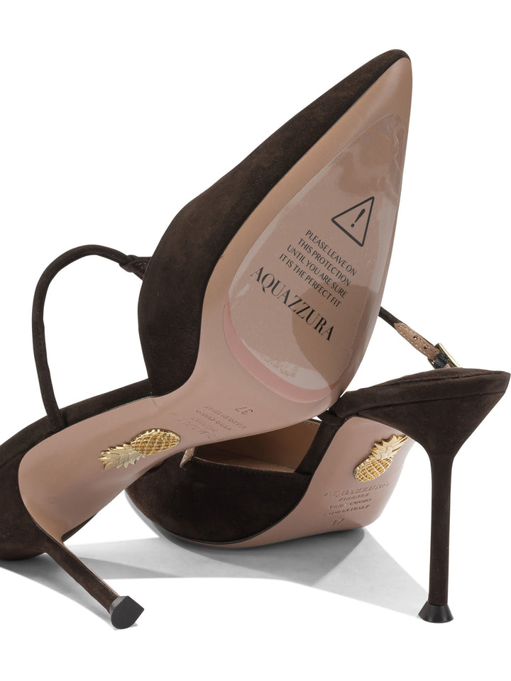 Aquazzura Sorbonne 85 Mm Heeled shoes - Marrone | ee1f7743bcf769cb4afe22406a7a0ff36cf72870