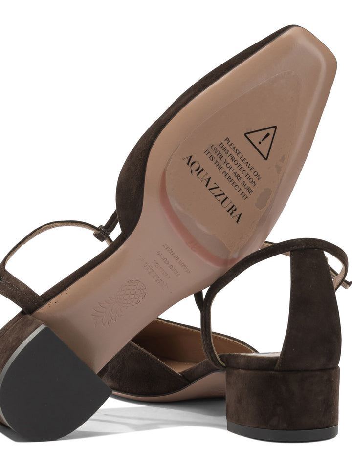 Aquazzura Sorbonne 35 Mm Heeled shoes - Marrone | 9bcee65681a4e2a491f538407a13af0ac4861623