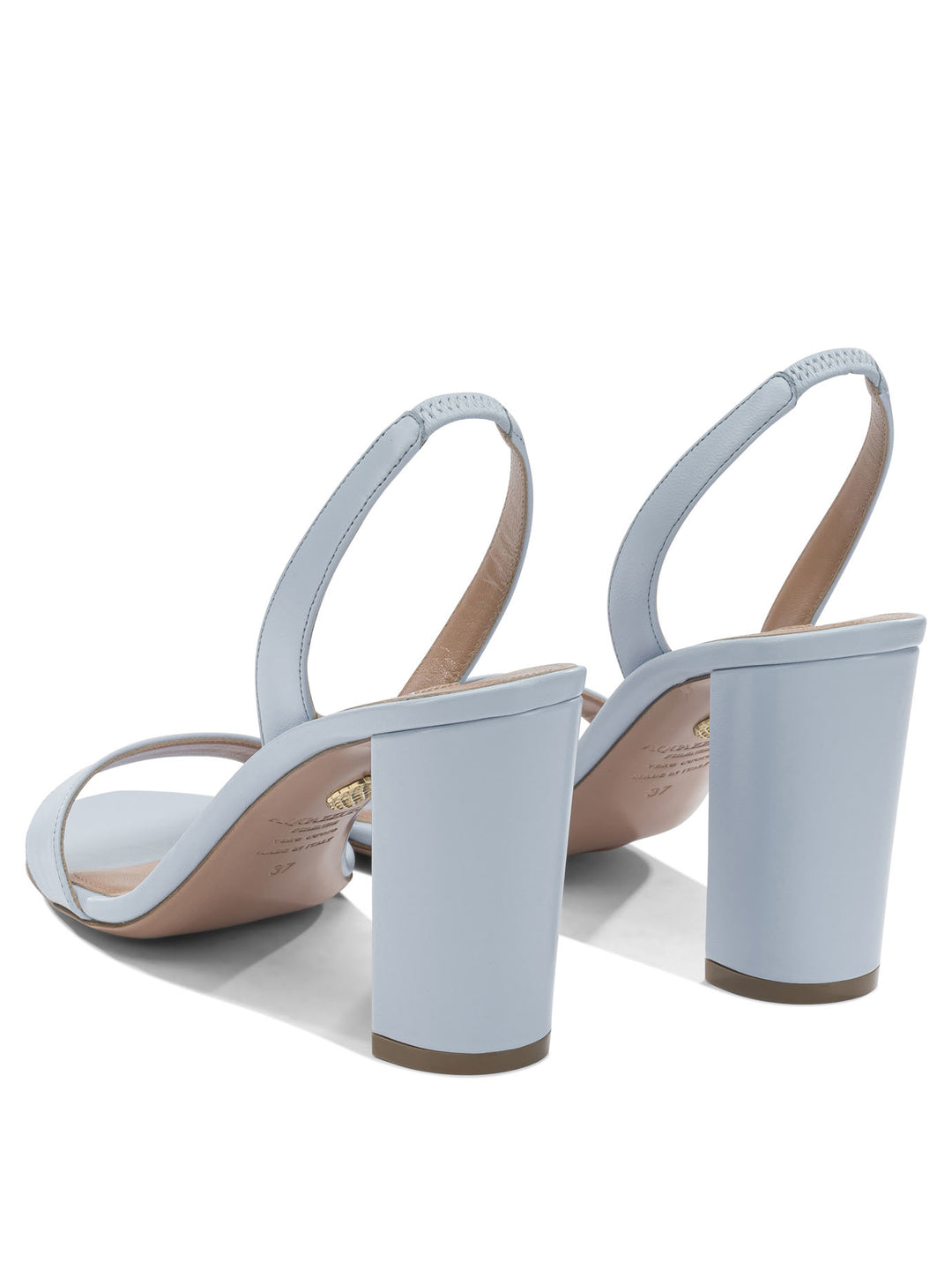 Aquazzura So Nude Block 85mm Sandali - Light blue | 834e2b603c8925f3d840f7d586a05bc01f991d42