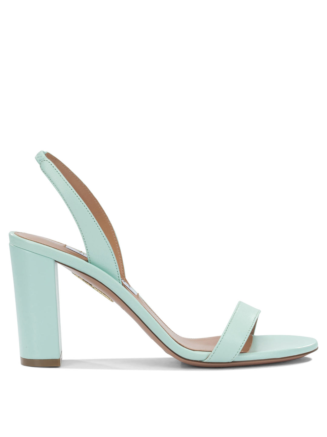 Aquazzura So Nude Block 85mm Sandali - Light blue | 602279c09e7bbf5f4328cb26e05d7c6a6d382299