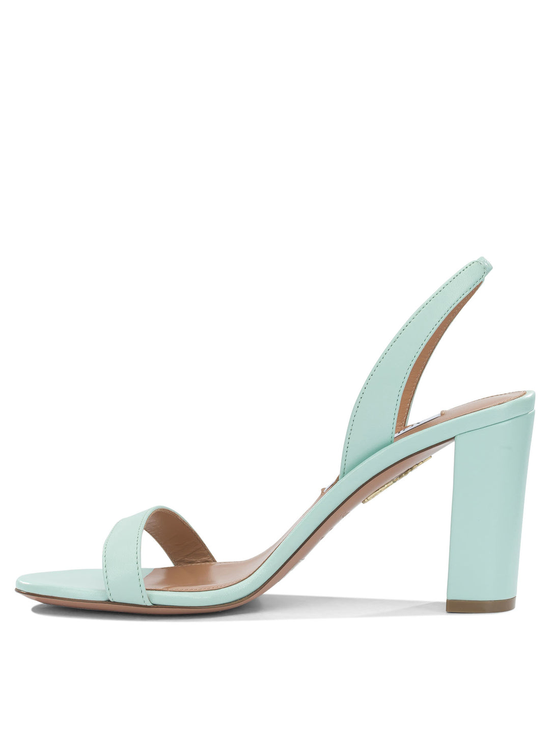 Aquazzura So Nude Block 85mm Sandali - Light blue | e9e23b6d04c2fcc92c8007a8491645606a47bc8c