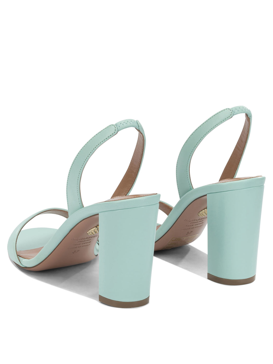 Aquazzura So Nude Block 85mm Sandali - Light blue | 43449dbb4093175f82a841030198933eb08afd53