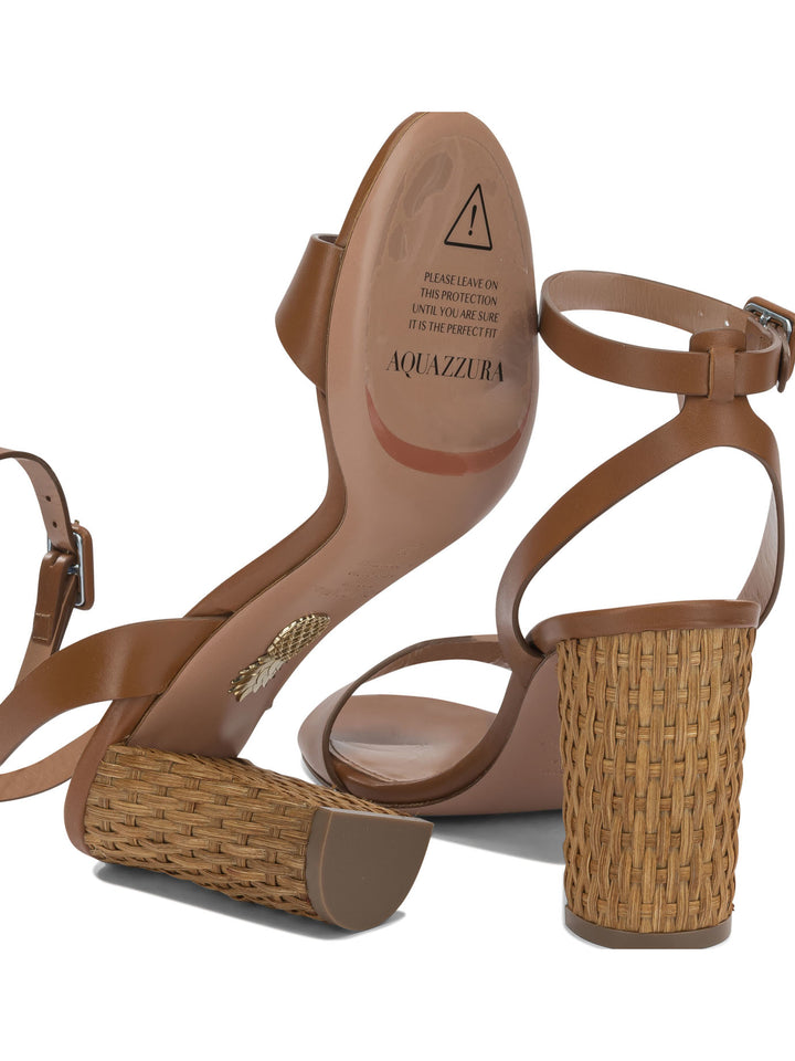 Aquazzura Sunseeker 85mm Sandali - Marrone | ede0755e45967cdd318058bcaac1e380d54329c8