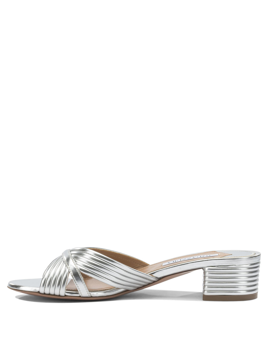 Aquazzura Sundance 35 Mm Sandali - Silver | ff57c1d2e30cb87e5c991850207fb899056dfb12
