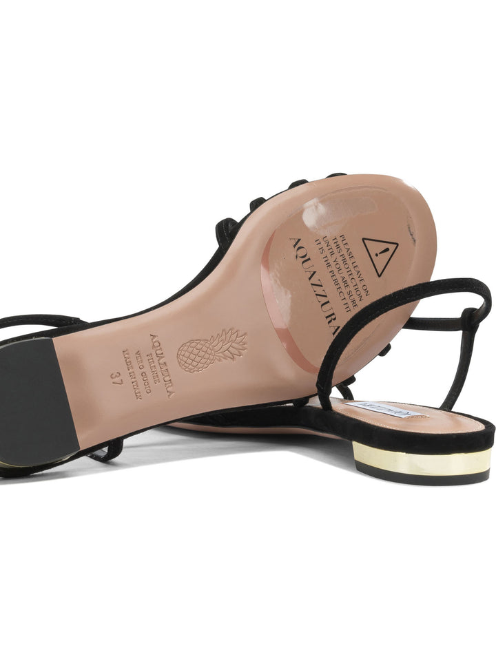 Aquazzura Talk To Me Sandali - Nero | e29645616131bf64c586e40558706db429ad6fe1