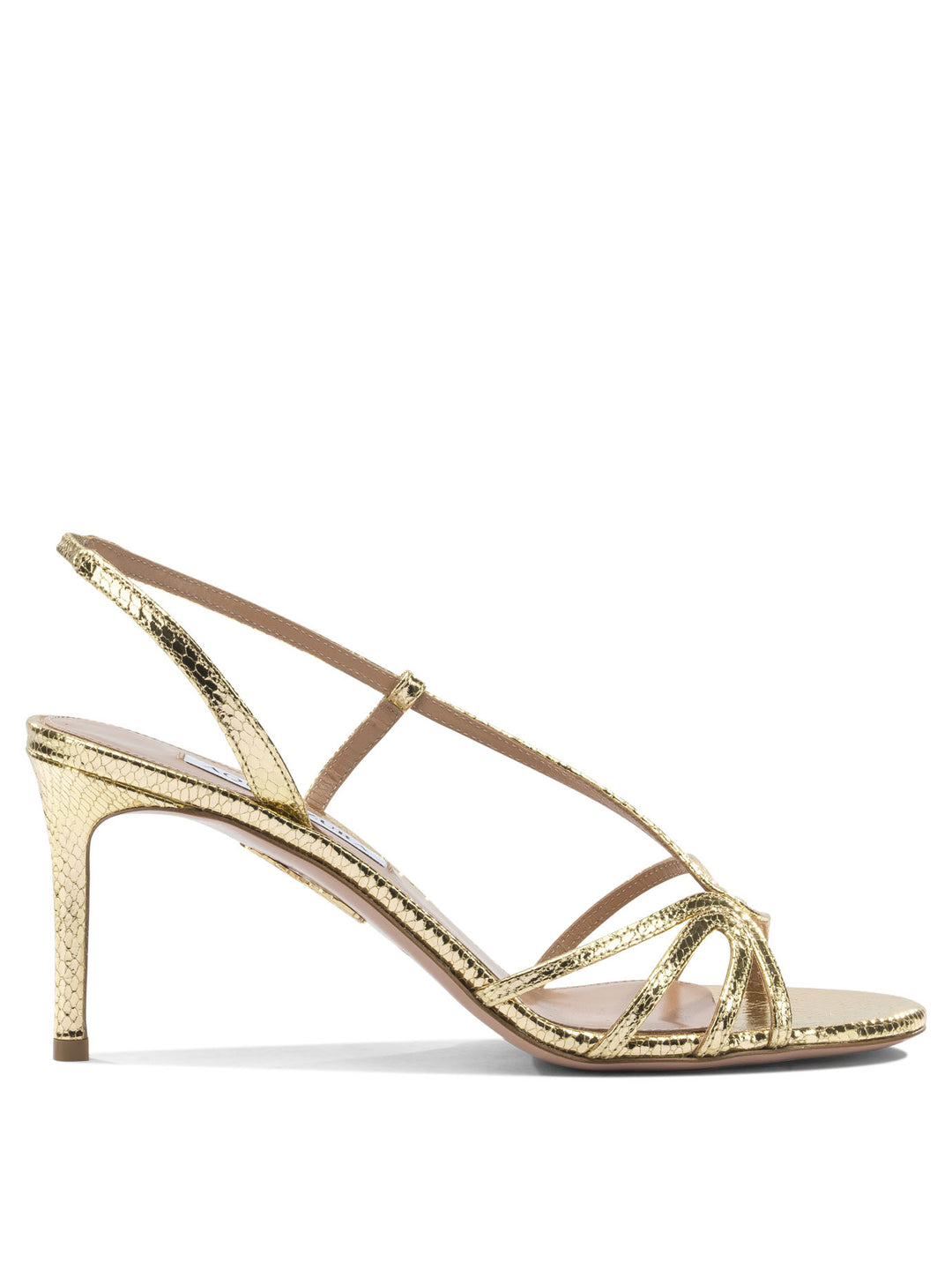 Aquazzura Talk To Me 75mm Sandali - Oro | dc98fac5def368b821dabedf4514cbf0a19139f3