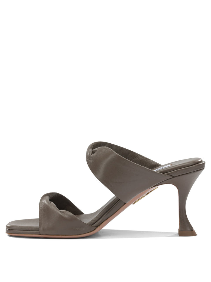 Aquazzura Twist 75mm Sandali - Marrone | 42ddc7fe5040db869185a9f69da19ed000d893b9