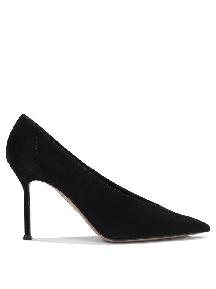 Aquazzura Voltaire 85mm Heeled shoes - Nero | 889b06c20809296c056442aaad9211b74ed5c973