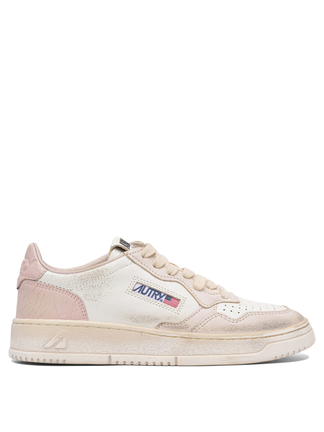 Autry Medalist Low Super Vintage Sneakers & Slip-On - Rosa | be6464d3ec77938615dc6ff0bf4f4e8d7988ee4d