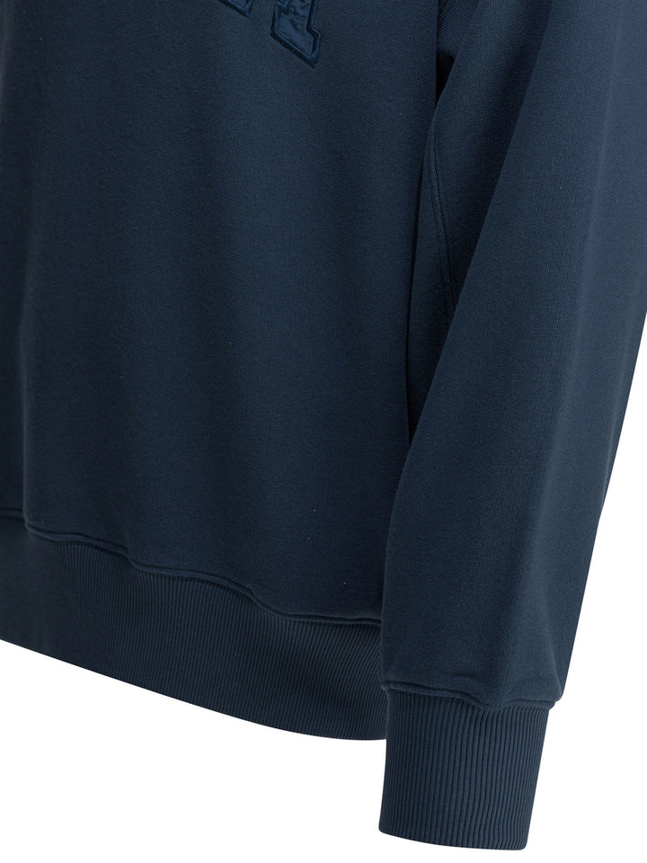 Autry Crewneck Sweatshirt With Logo Sweatshirts - Blu | f5b486a183e1d984698d7110e12ee4a614275ec7